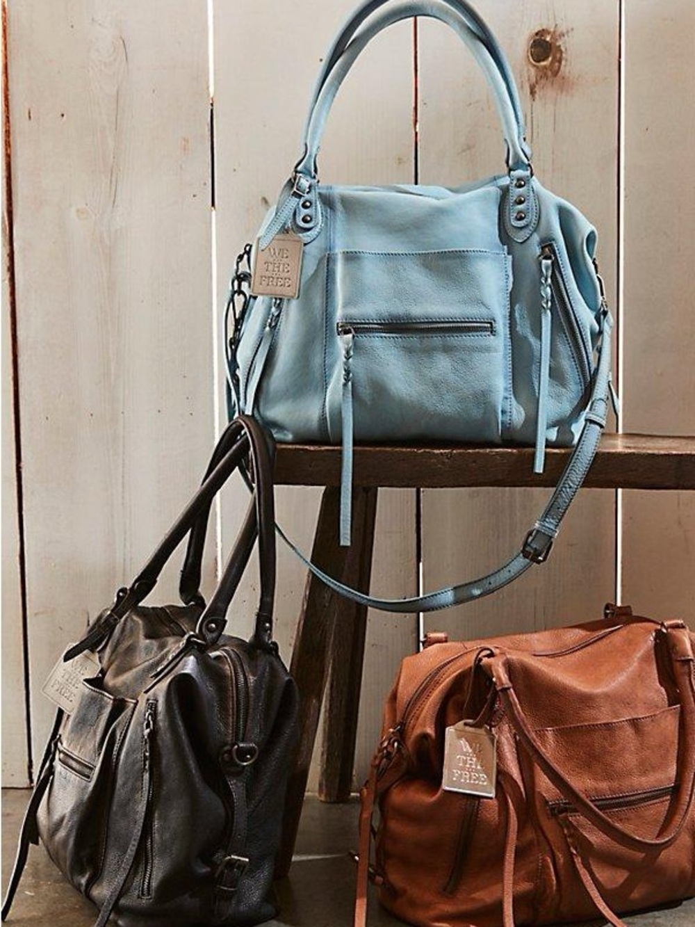 Free people We The Free Emerson Tote in washed sail - Picture 6 of 7